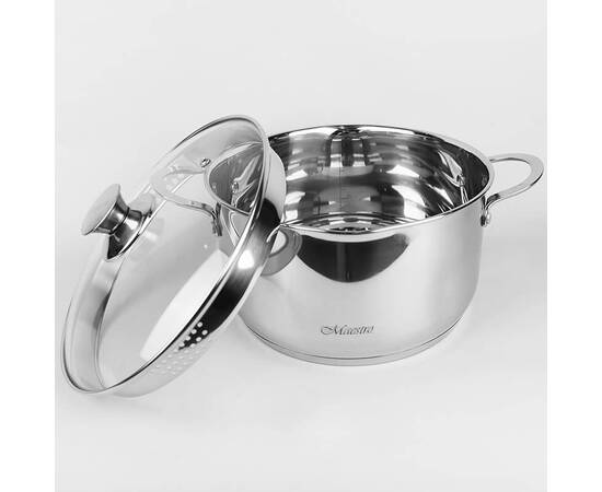 Кастрюля 18 см, 2 л Maestro (MR3510-18), Тип: кастрюля, Объем: 2 л, Цвет: серебряный, изображение 2