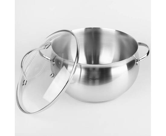 Каструля 18 см 3,0 л. Maestro (MR3516-18), Тип: каструля, Об'єм: 3 л, Колір: срібний, зображення 2