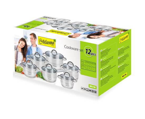 Набір посуду 12 пр. Maestro (MR2120), зображення 3