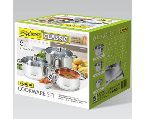 Набір посуду 6 пр. Maestro (MR2020-6XL), зображення 3