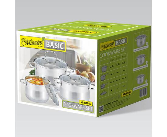Набір посуду 6 пр. Maestro (MR3512-6L), зображення 3