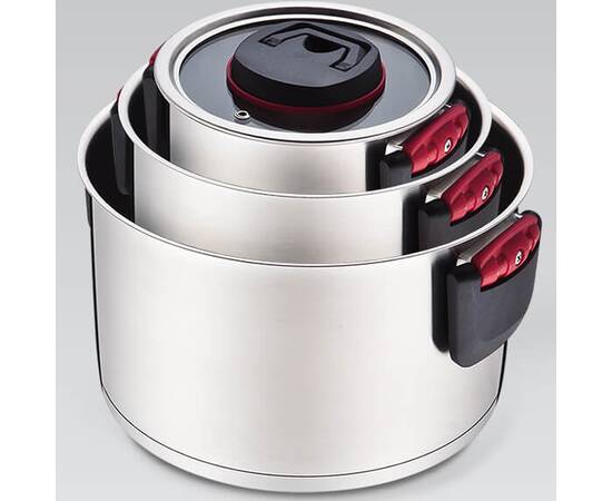 Набір посуду Maestro 6 пр. зі складними ручками (MR3530-6), зображення 3