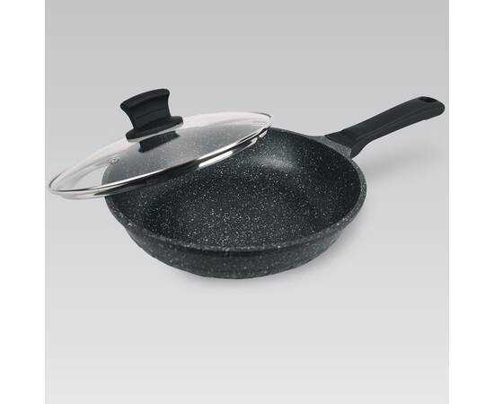 Сковорода гранит 20 см индукционная Maestro (MR1225-20), Цвет: черный, Тип: сковорода, Форма: круглая, Диаметр (см): 20, изображение 2