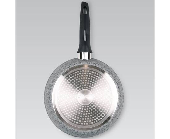 Сковорода ГРАНІТ індукційна 28 см Maestro (MR1210-28N), Колір: сірий, Тип: сковорода, Форма: кругла, Діаметр (см): 28, зображення 3
