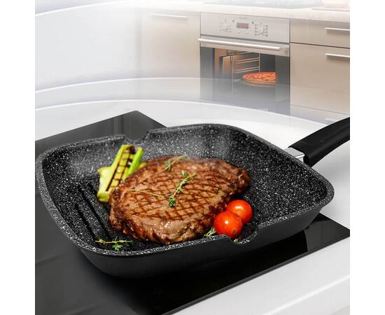 Сковорода-гриль 24х24 см Maestro (MR4824), зображення 2