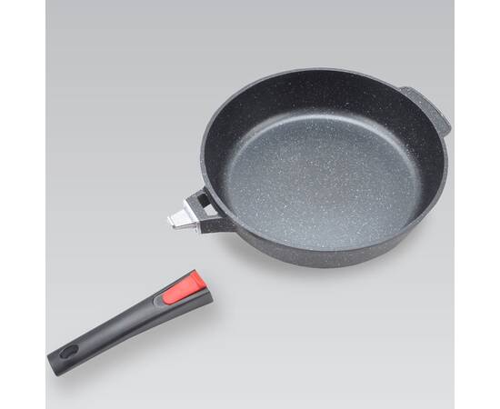 Сотейник Maestro со съемной ручкой (MR4724), Цвет: серый, Тип: сотейник, Форма: круглая, Диаметр (см): 24, изображение 2