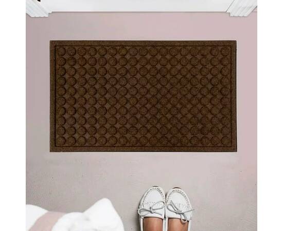 Коврик придверный Contours Rounds коричневый 45x 75cm Multy Home (EU5000145), Цвет: коричневый, Размер: 45x75, изображение 2