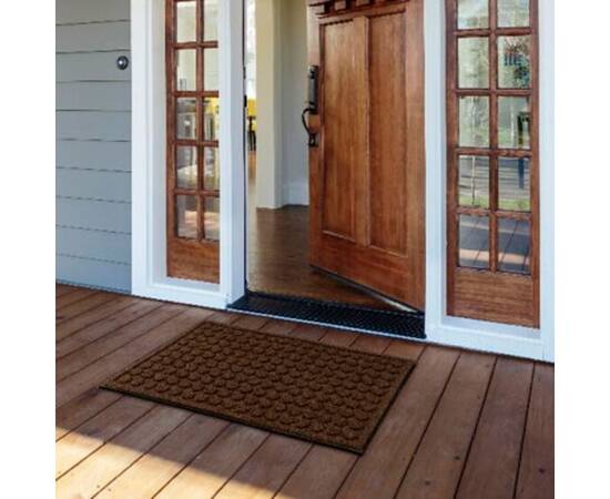 Коврик придверный Contours Rounds коричневый 45x 75cm Multy Home (EU5000145), Цвет: коричневый, Размер: 45x75, изображение 3