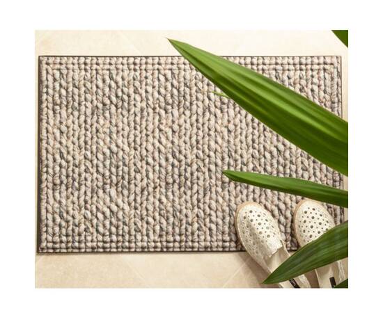 Коврик придверный Lima Chunky Knit 45 x 75cm Multy Home (EU5000160), Цвет: бежевый, Размер: 45x75, изображение 2