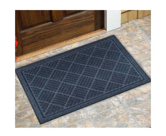 Килимок придверний Contours Parquet антрацит 45x75cm Multy Home (EU5000010), Колір: антрацитовий, Розмір: 45x75, зображення 2