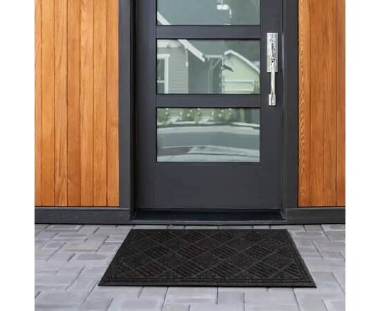 Килимок придверний Contours Parquet антрацит 45x75cm Multy Home (EU5000010), Колір: антрацитовий, Розмір: 45x75, зображення 4