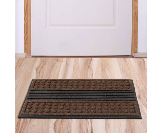 Коврик придверный Scrape'n Brush коричневый 45x 75cm Multy Home (EU5000289), Цвет: коричневый, Размер: 45x75, изображение 3
