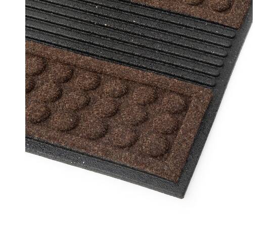 Коврик придверный Scrape'n Brush коричневый 45x 75cm Multy Home (EU5000289), Цвет: коричневый, Размер: 45x75, изображение 4