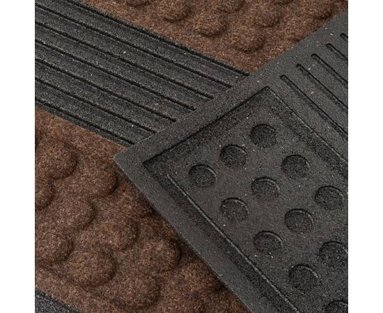 Коврик придверный Scrape'n Brush коричневый 45x 75cm Multy Home (EU5000289), Цвет: коричневый, Размер: 45x75, изображение 5