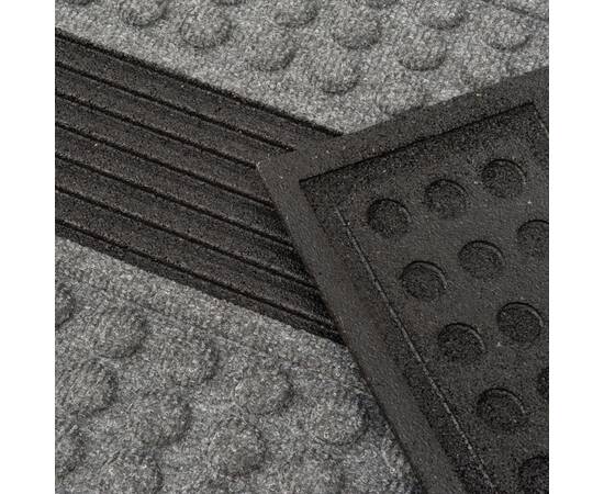 Коврик придверный Scrape'n Brush серый 45x 75cm Multy Home (EU5000291), Цвет: серебряный, Размер: 45x75, изображение 4