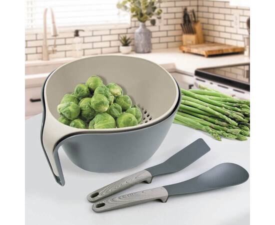 Друшлаг та чаша для змішування 2в1 Maestro (MR1685), изображение 3