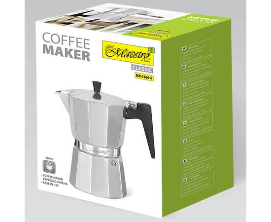 Кавоварка Espresso Moka 300 мл Maestro (MR1666-6), зображення 3