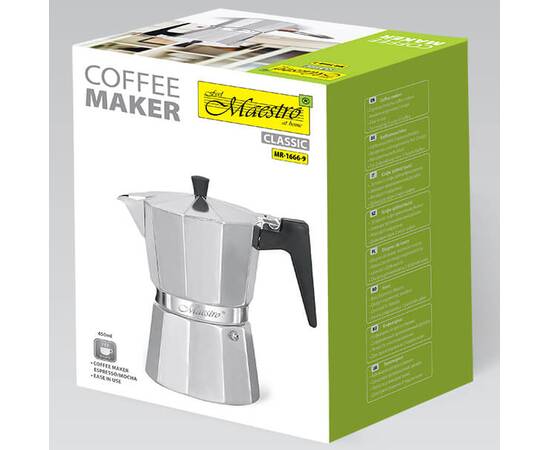 Кавоварка Espresso Moka 450 мл Maestro (MR1666-9), зображення 3