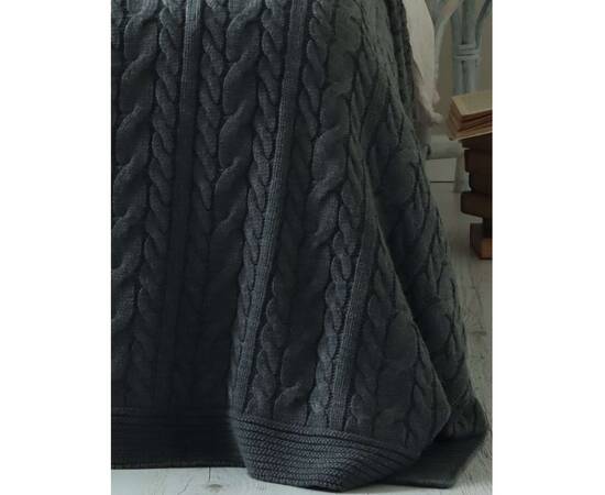 Покрывало La Modno 170х240 Genova Anthracite (200259), Цвет: антрацитовый, Размер: 170x240, изображение 4