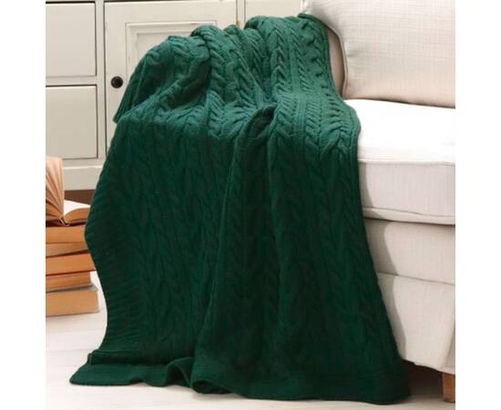 Покривало La Modno 220х240 Genova Emerald (200251), Основний колір: зелений, Розмір: 220x240, зображення 2