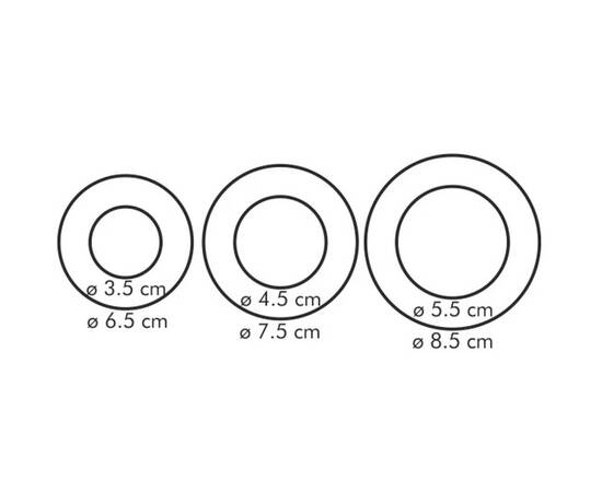 Двухсторонние формочки колечка DELICIA , 6 размеров TESCOMA (630860), изображение 3