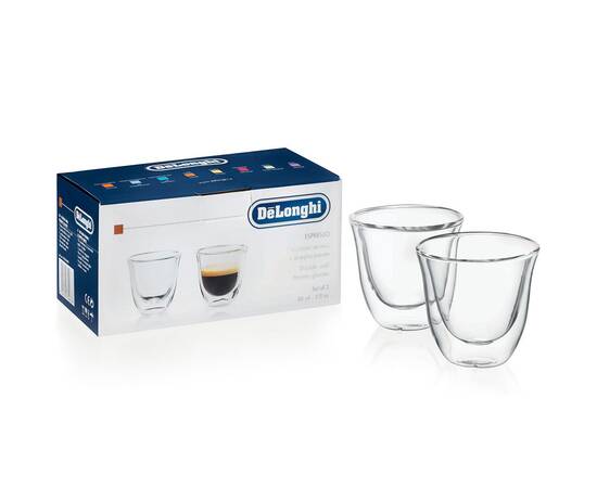 Набір склянок DELONGHI ESPRESSO (2 шт.) 60 ML, зображення 2