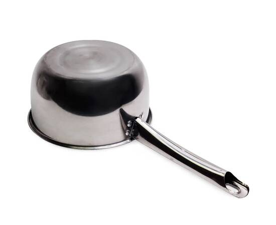 Ківш O18 см без кришки (O16x9 см) Kamille (4354), Тип: ківш, Об'єм: 1,6 л, Колір: срібний, зображення 2