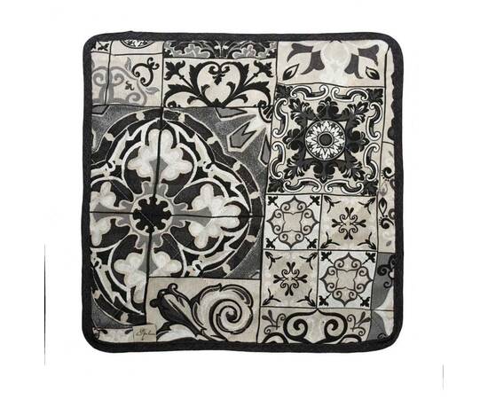 Чохол на табурет 35х35 Milan Прованс (027834), Колір: графітовий, Розмір: 35x35, зображення 2