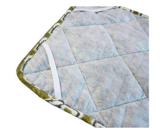 Чохол на табурет 35х35 Villa квіти Прованс (028820), Колір: зелений, Розмір: 35x35, зображення 3