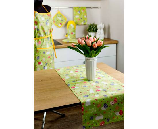 Дорожка 40х140 Писанка зелена Прованс (028728), Тип: дорожки (раннеры), Цвет: зеленый, Форма скатерти: прямоугольная, Размер: 40x140, изображение 2