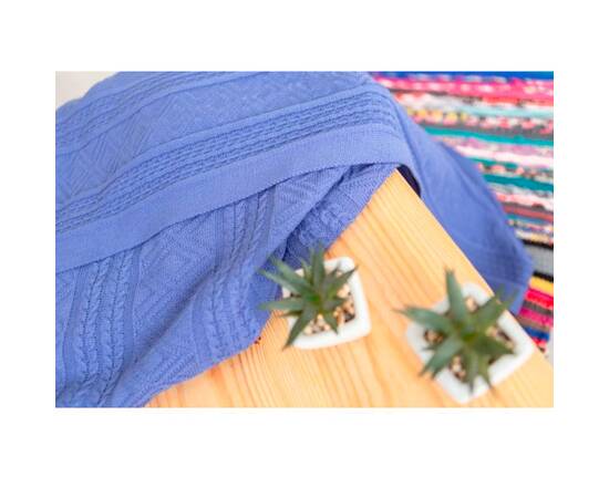 Плед Ажурний Лавандовий 170х130 Прованс (012496), зображення 3