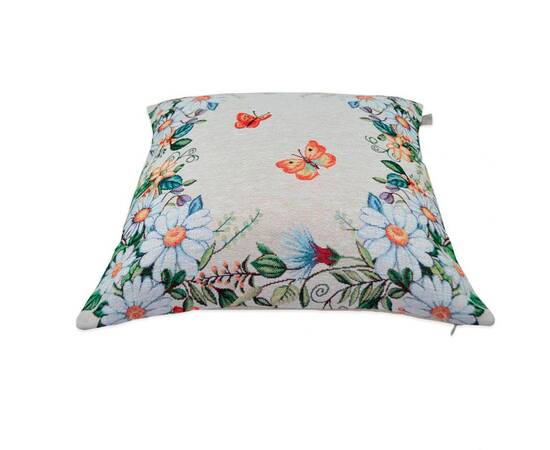 Подушка декоративна 45х45 Alicia Бабочки та квіти Прованс (021823), зображення 2