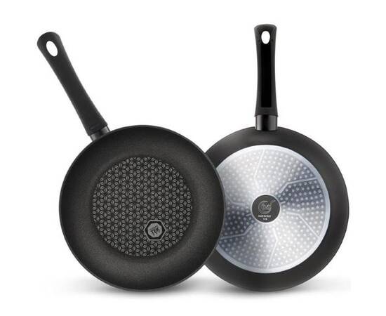 Вок TVS Diamante Induction 28 см, Колір: чорний, Тип: сковорода вок, Форма: кругла, Діаметр (см): 28, зображення 2
