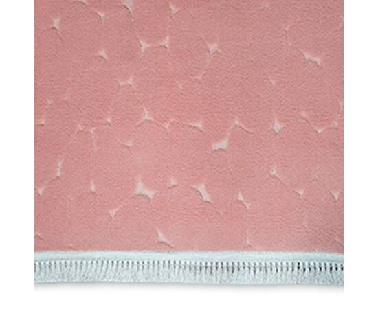 Коврик для спальни 90х170 Welsoft камушек пудра Zeron (19677), Цвет: розовый, Размер: 90x170, изображение 4