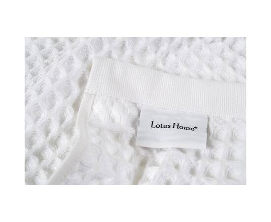 Полотенце Lotus Home Waffle white белое 70x140 (svt-2000022308502), Цвет: белый, Размер: 70x140, изображение 2