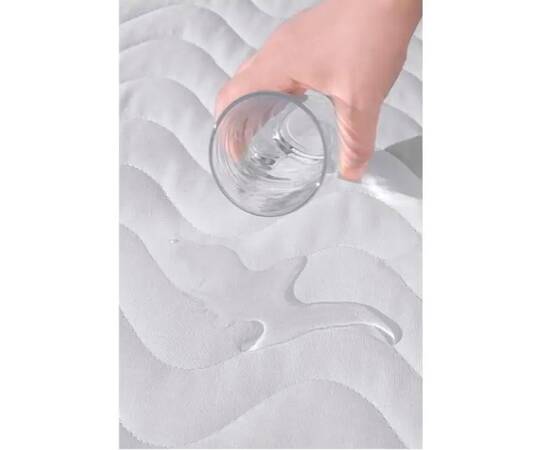 Наматрацник непромокальний стьобаний Allez fitted гумка по периметру 100х200 Zeron (19415), Розмір: 100x200, Спосіб кріплення: гумка по периметру, зображення 2