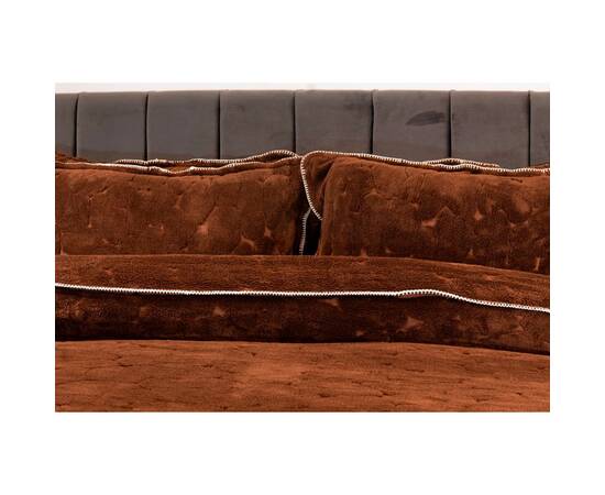 Плед-покрывало жаккардовое Welsoft 220х240 с наволочками 50х70 камушек коричневый Zeron (19548), Цвет: коричневый, Размер: 220x240, изображение 2