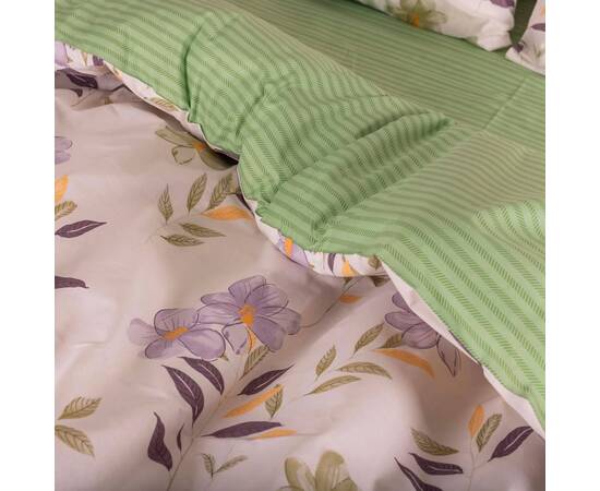 Постільна білизна 23225 ранфорс 175х210 Вілюта, Розмір: двоспальний 175х210, Основний колір: бузковий, зображення 3