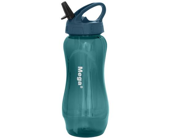 Пляшка спортивна Tritan 0,65 л, блакитна Mega (0717040678020BLUE), зображення 2