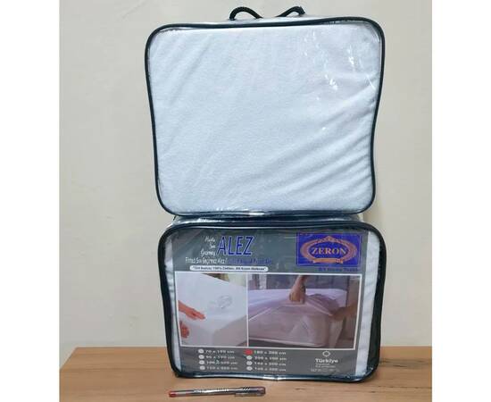 Наматрацник непромокальний Allez fitted гумка по периметру 160х200 Zeron (19412), Розмір: 160x200, Спосіб кріплення: гумка по периметру, зображення 3