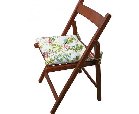 Подушка на стул 40х40 Villa квіти Прованс (028812), Цвет: зеленый, Размер: 40x40, изображение 2