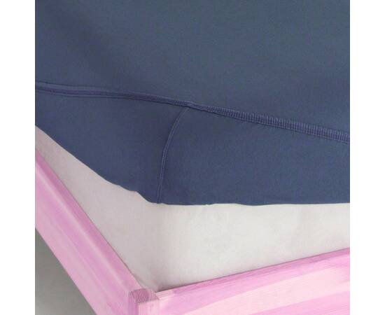 Простынь на резинке трикотажная 160х200 ANTRASIT Zeron (19757), Цвет: антрацитовый, Тип: простыни на резинке, Размер: 160x200, изображение 2