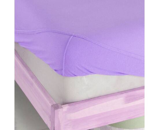 Простынь на резинке трикотажная 180х200 LILA Zeron (19763), Цвет: лиловый, Тип: простыни на резинке, Размер: 180x200, изображение 2