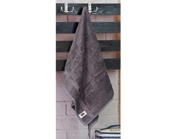 Полотенца бамбуковые 70х140 3шт Aynali Agac Bamboo Zeron (19714), Цвет: серый, Размер: 70x140, изображение 2