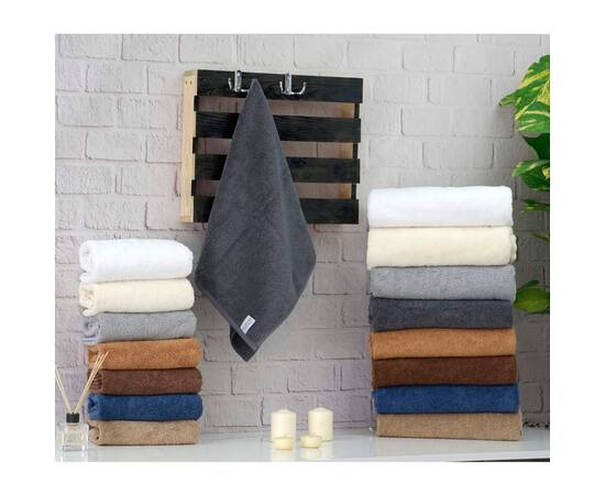 Полотенце махровое для отелей 70х140 Zeron (19701), Цвет: антрацитовый, Размер: 70x140, изображение 2