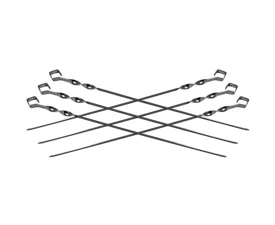 Набор шампуров 6 шт. 60 см JR003 Time Eco (4826010150032), изображение 2