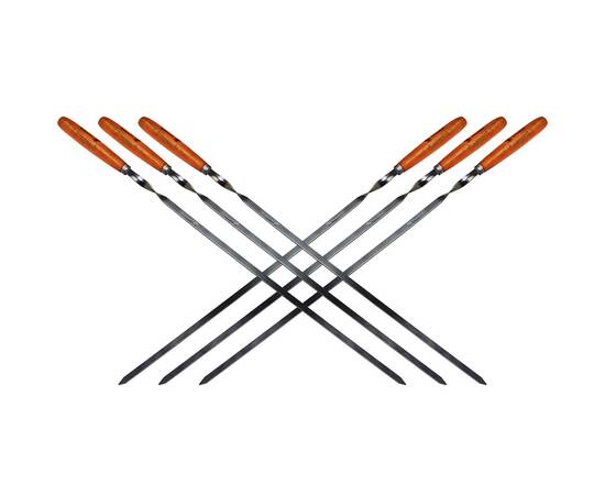 Набор шампуров 6 шт. 60 см JR003W Time Eco (4820601034367), изображение 2