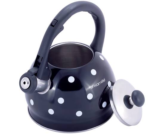 Чайник 2л зі свистком Kamille (1070BL), зображення 2