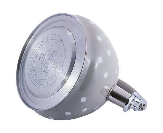 Чайник 3л зі свистком Kamille (0695GR), зображення 4