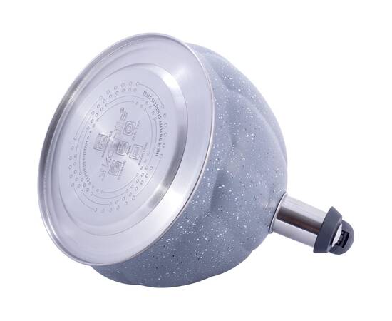 Чайник 3л зі свистком Kamille (1073GR), зображення 3
